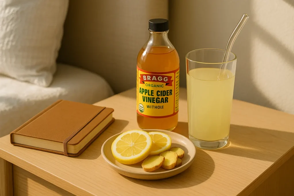 Morning routine with natural zepbound drink