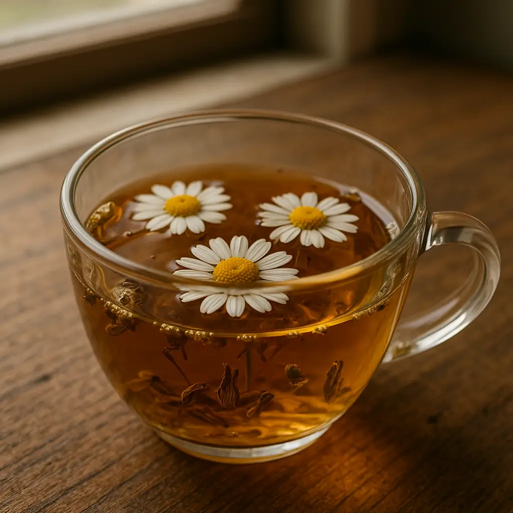 Herbal tea and fasting for morning wellness