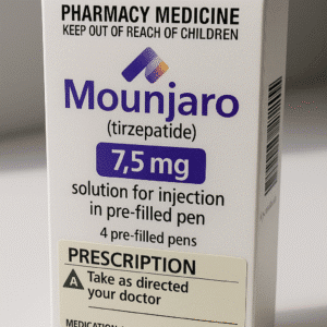 How to get Mounjaro Australia prescription box close-up