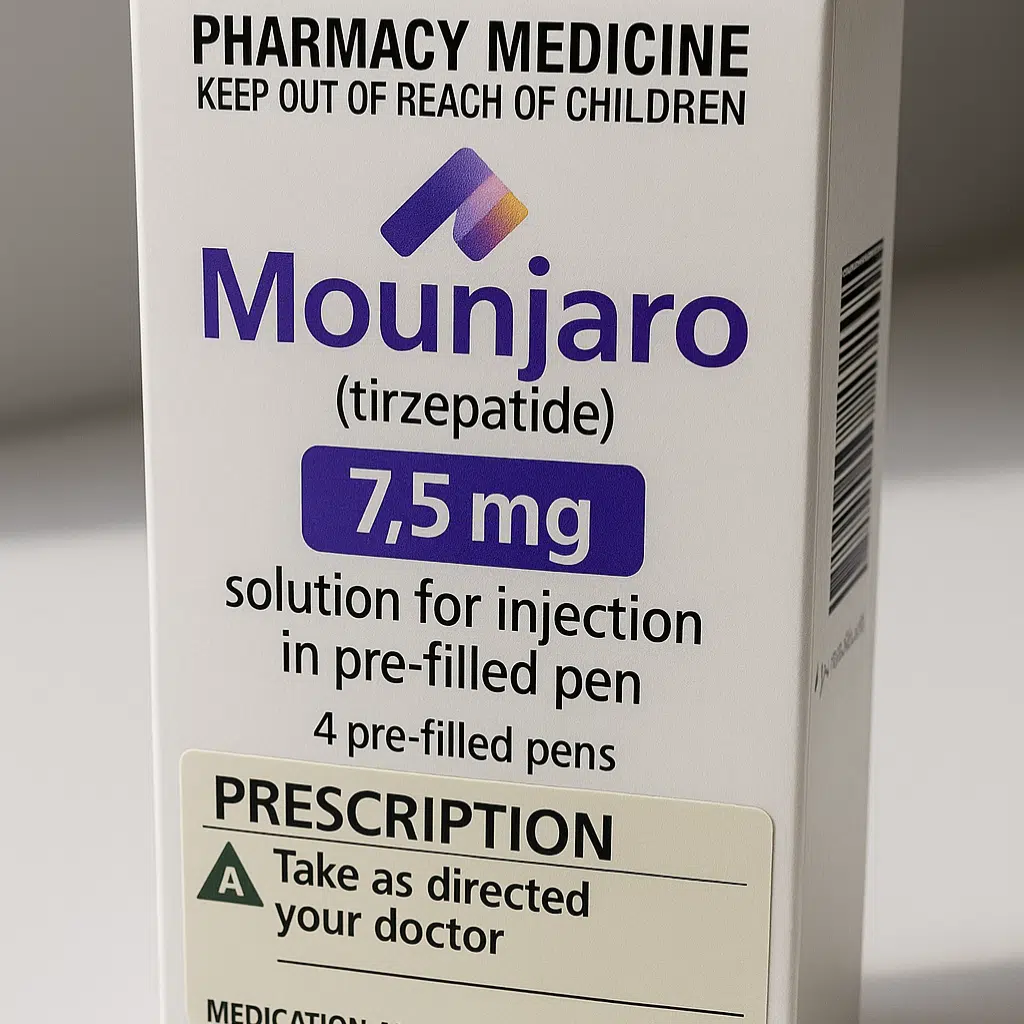 How to get Mounjaro Australia prescription box close-up