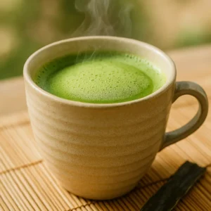 Recipe for Japanese Mounjaro tea with matcha, kombu, and ginger