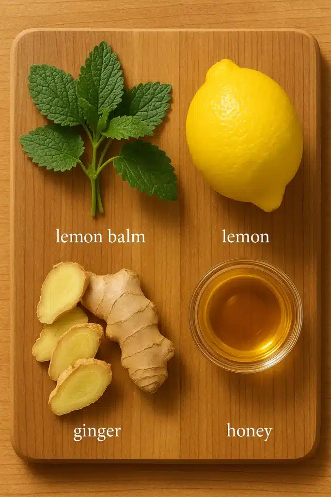 lemon balm tea ingredients for weight loss