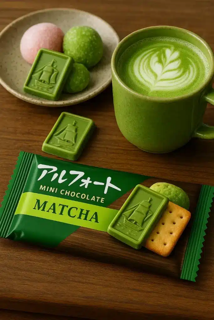 Alfort matcha chocolate with tea pairing