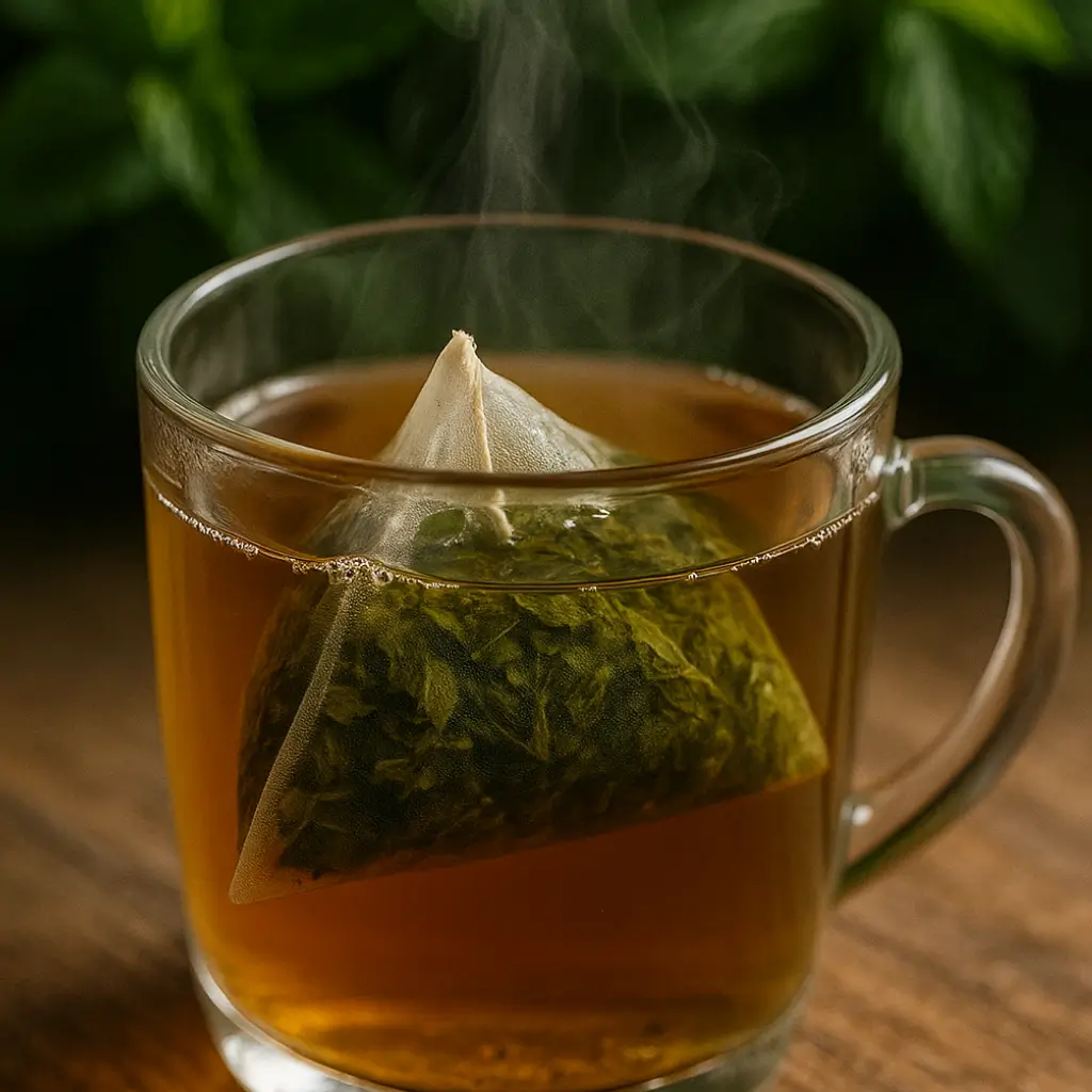 Lemon balm herbal tea during night fasting