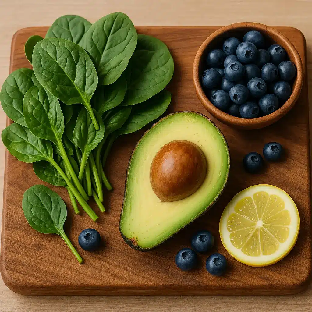 Vegetables and fruits on Zepbound diet plan