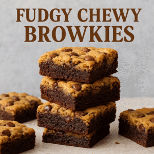 Fudgy Chewy Browkies