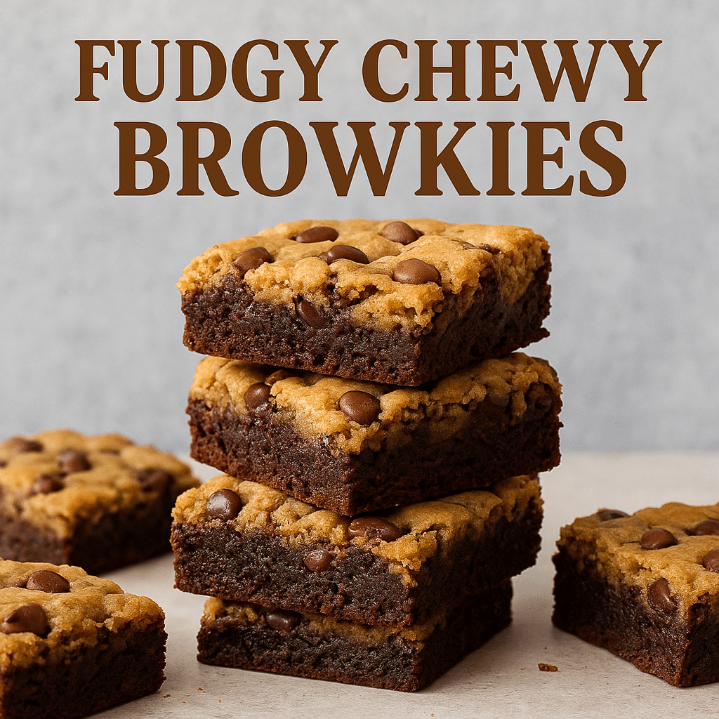 Fudgy Chewy Browkies