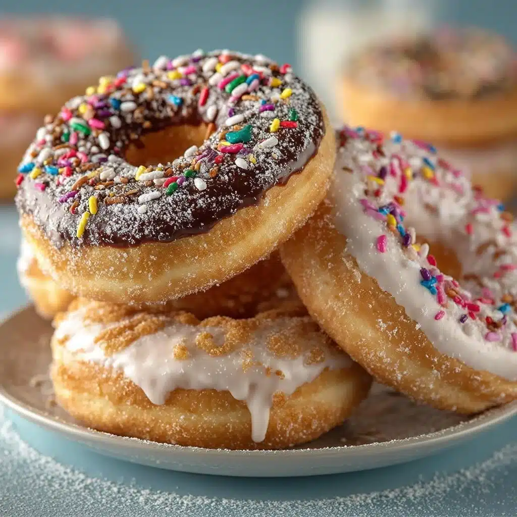 Delicious homemade donuts recipe for fluffy and easy treats