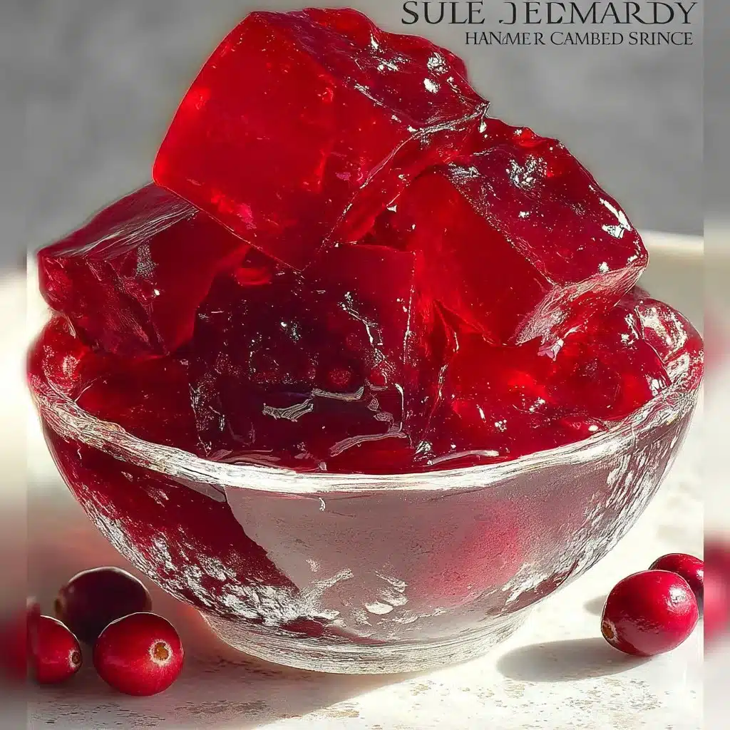 Homemade jellied cranberry sauce in a serving bowl, perfect for seasonal dishes