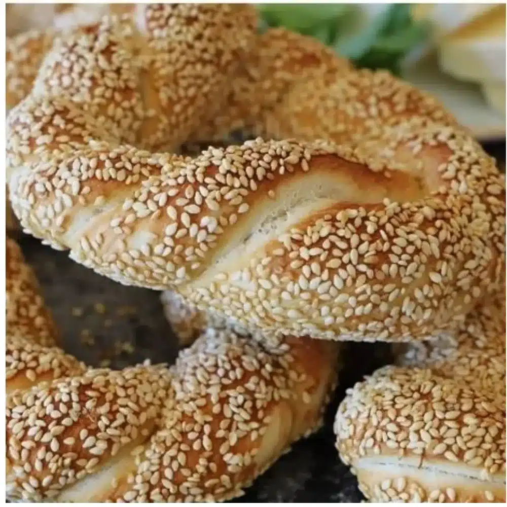 Traditional Turkish Bagel fresh from the oven