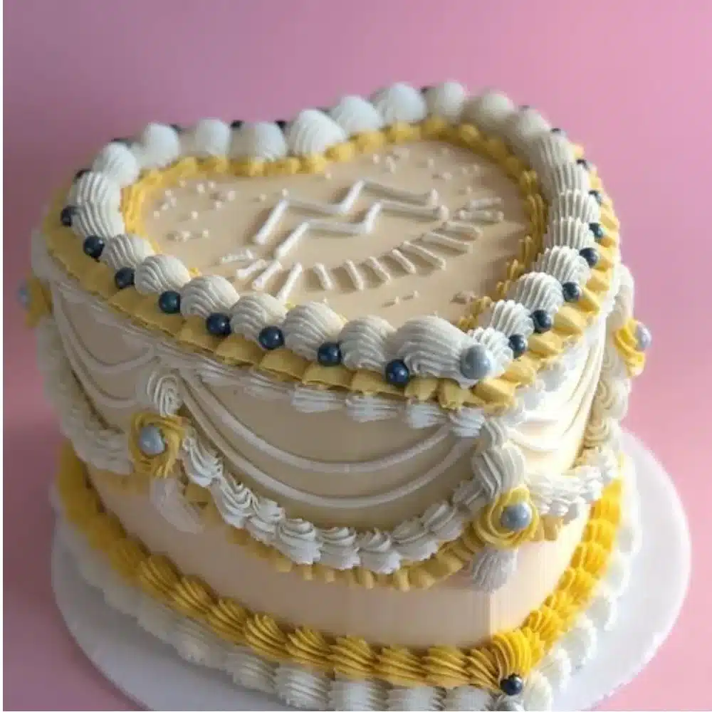 Aquarian Horoscope Cake designed for @moonbabeblankets celebrating astrology.