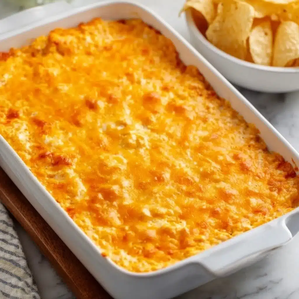 Delicious Buffalo Chicken Dip served in a dish with toppings
