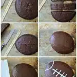 Delicious football cake decorated for a sports-themed celebration