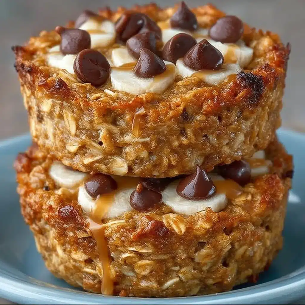 Healthy pumpkin oatmeal breakfast cups with spices and toppings