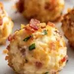 Mini Bacon Ranch Cheeseballs for a delicious appetizer or snack