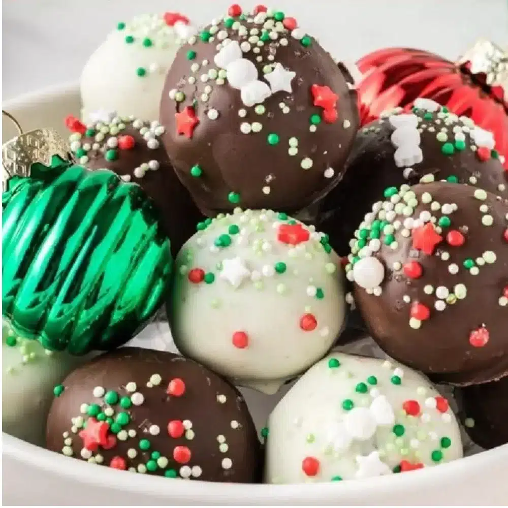 Delicious homemade Oreo Balls ready to be served on a plate
