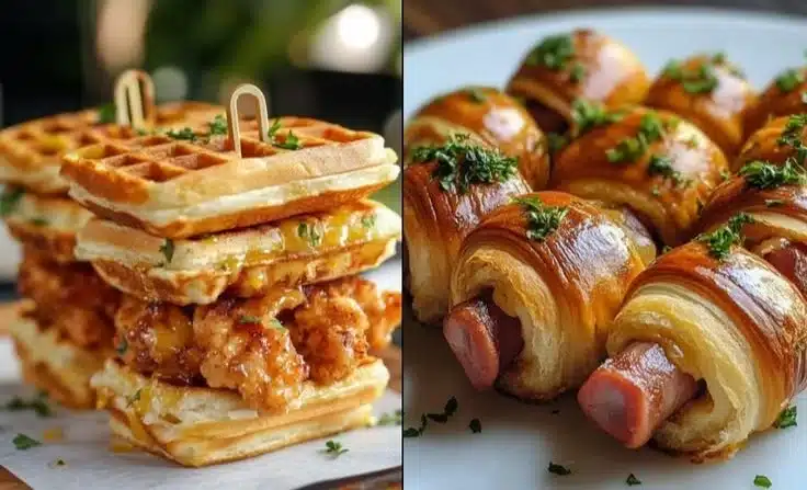 Platter of delicious Super Bowl finger food ideas for game day