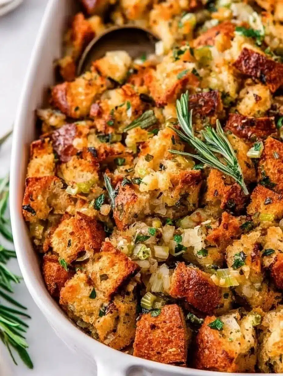 Best Thanksgiving stuffing recipe with herbs and vegetables