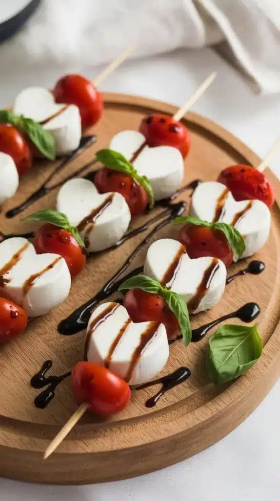 Colorful spread of Galentine's party food ideas for a fun gathering.