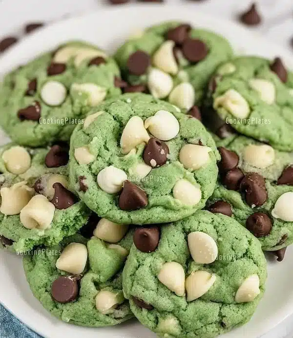 Delicious green St. Patrick's Day cookies decorated for festive celebrations