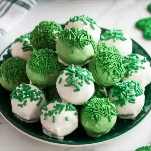 Delicious homemade Oreo Truffles displayed on a plate