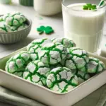 Colorful St. Patrick's Day cookies decorated with shamrocks and rainbows.