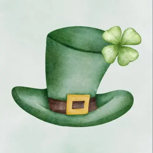 Festive St. Patrick's Day decorations showcasing green colors and Irish themes.