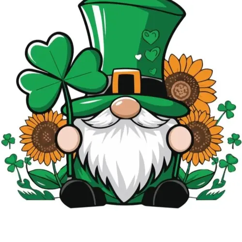 Happy St Patrick's Day Gnomes Shirt PNG design for sublimation and printing.