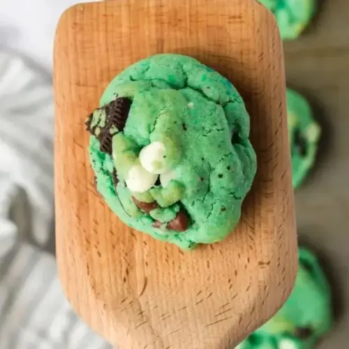 Delicious St. Patrick's Day green cookies decorated with festive icing