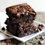 Deliciously moist zucchini brownies, a guilt-free dessert option.